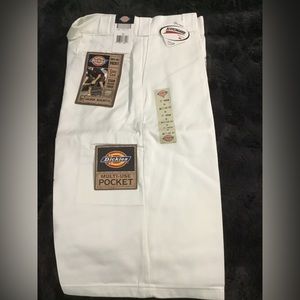 Dickies Men’s Work White Shorts